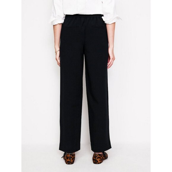 Boden Black Side Stripe Pull-on Trousers - Picture 4 of 16